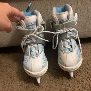 Girls blade runner ice skates size 11-1